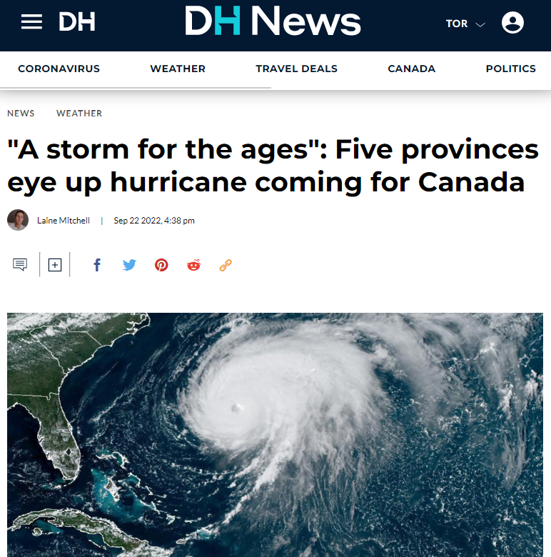恐怖！史诗级灾难飙风狂袭加拿大！5省危险！ - 本地新闻- 加拿大新闻
